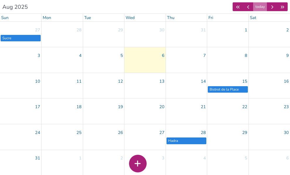 Calendar